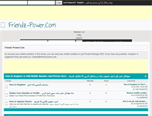 Tablet Screenshot of friendz-power.com